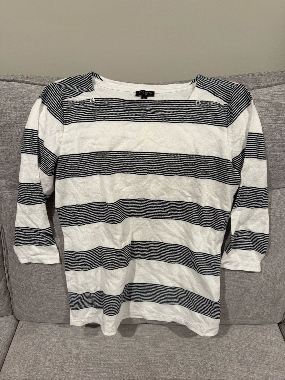 Talbots 3/4 sleeve top